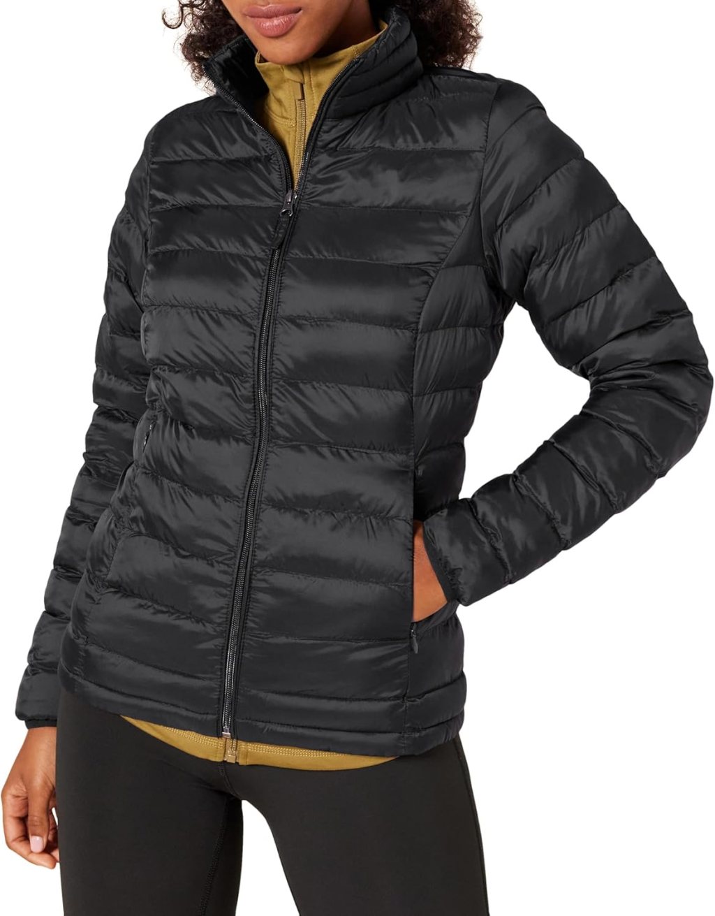 Packable water-resistant puffer