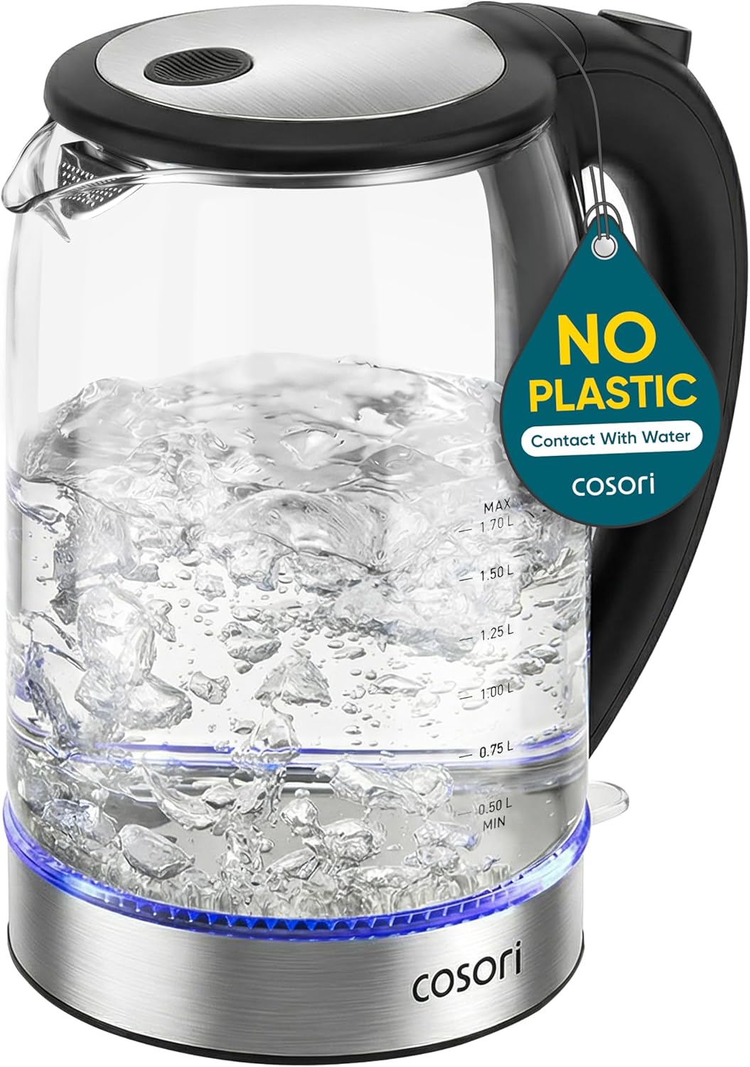 Cosori 1.7L glass kettle