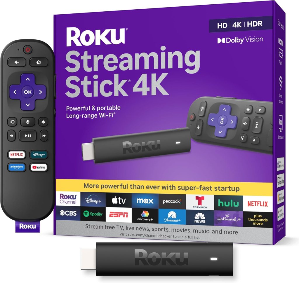 Roku Streaming Stick 4K product listing image