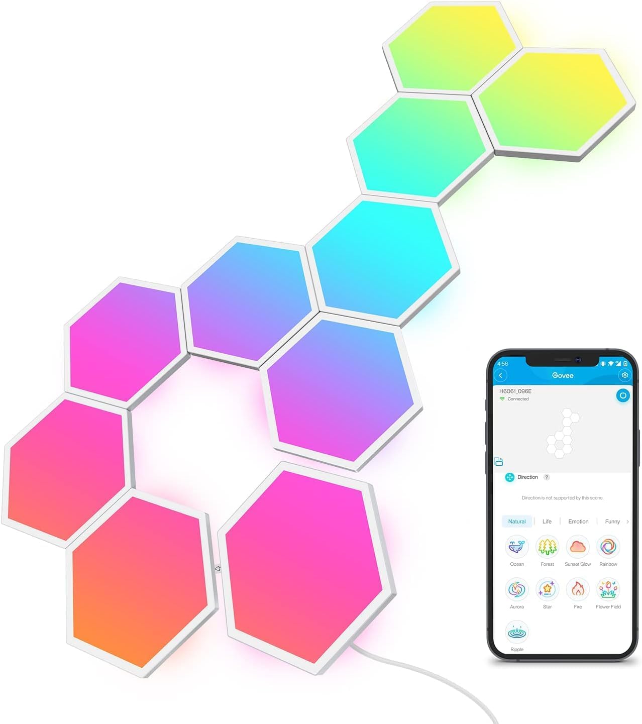 Govee Glide Hexa, 10 panels product listing image