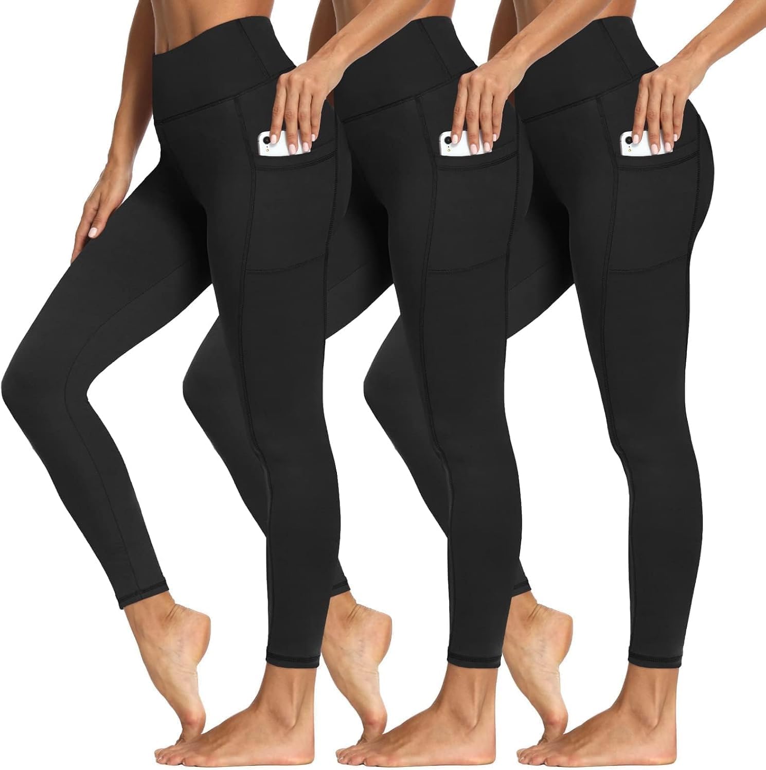 Syrinx three-pack pocket leggings