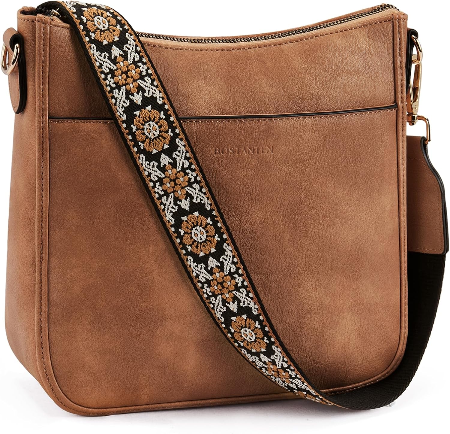 BOSTANTEN vegan-leather crossbody