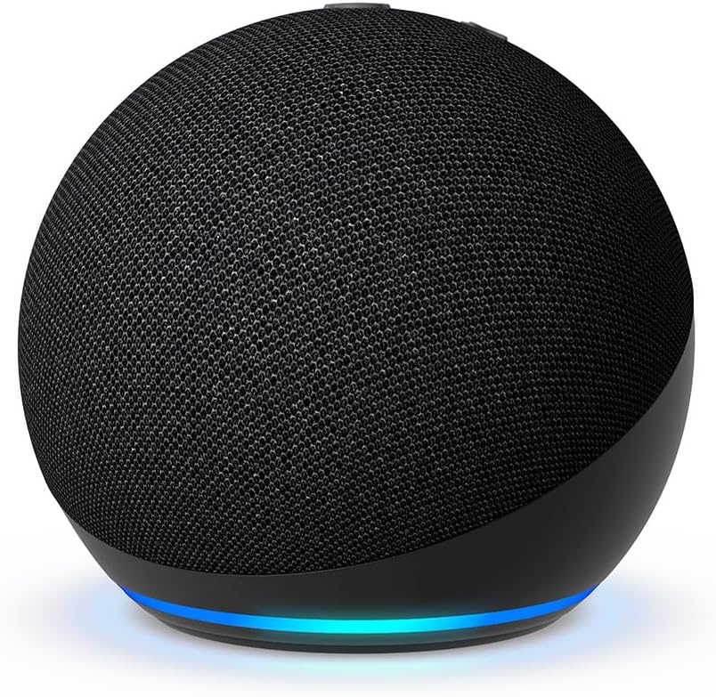 Echo Dot fifth generation in Charcoal