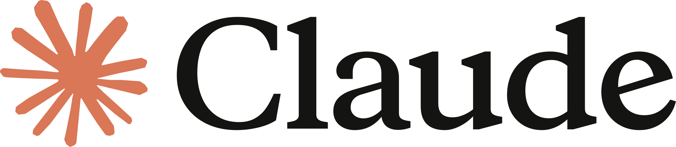Official Claude wordmark and symbol.