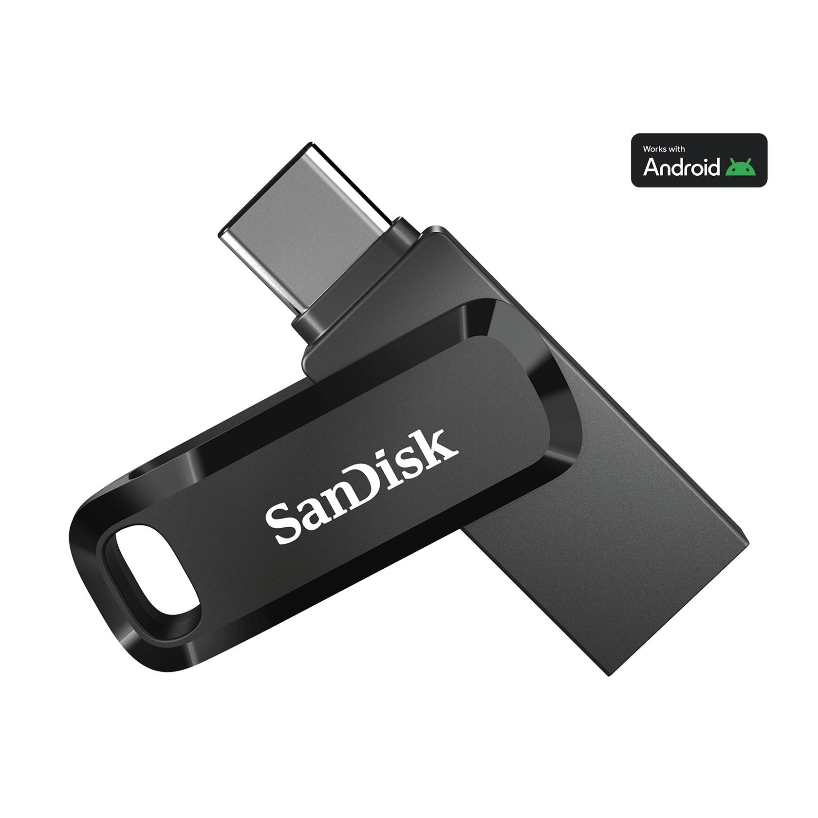 SanDisk Ultra Dual Drive Go 128GB flash drive product photo