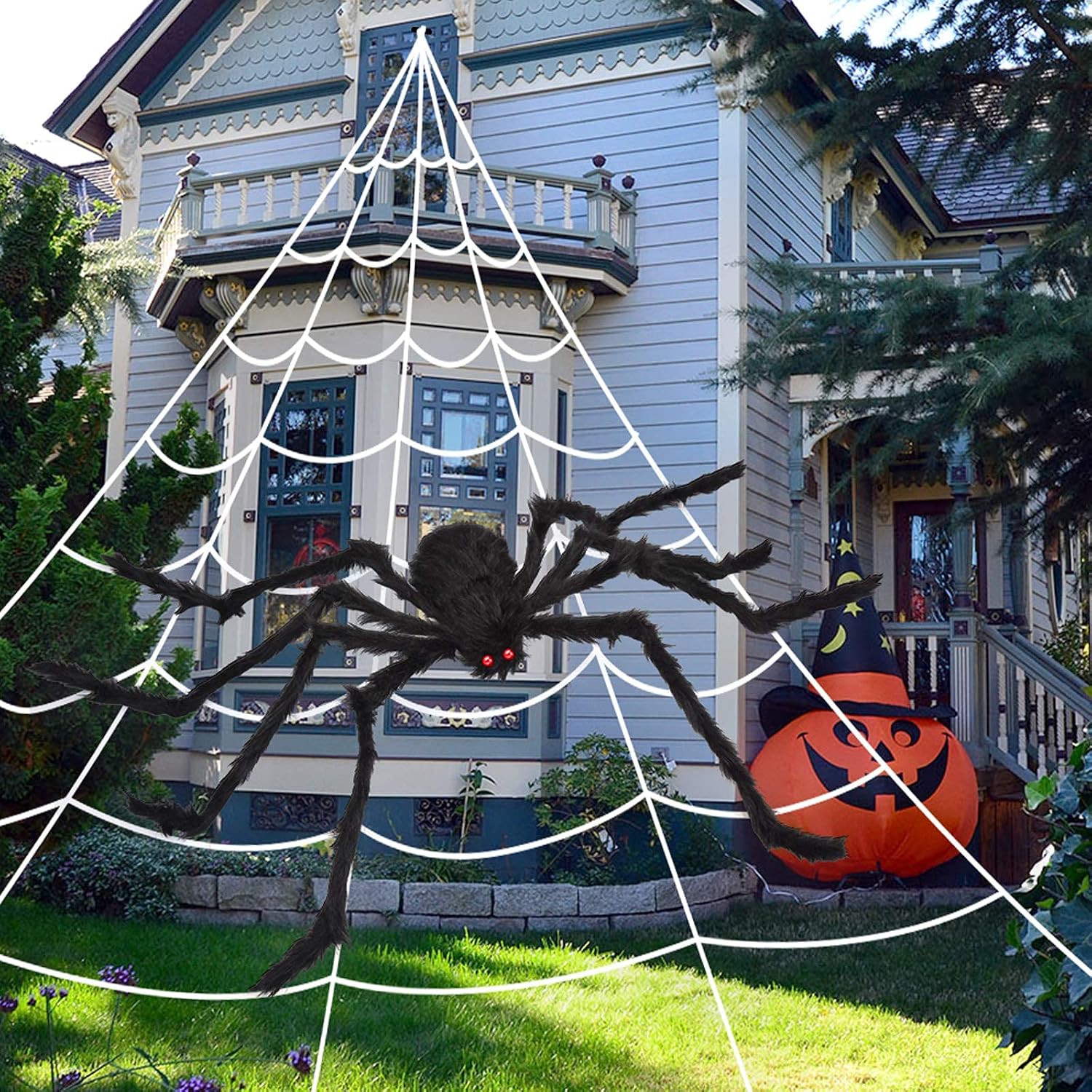 OCATO 59-inch spider and 200-inch triangular web