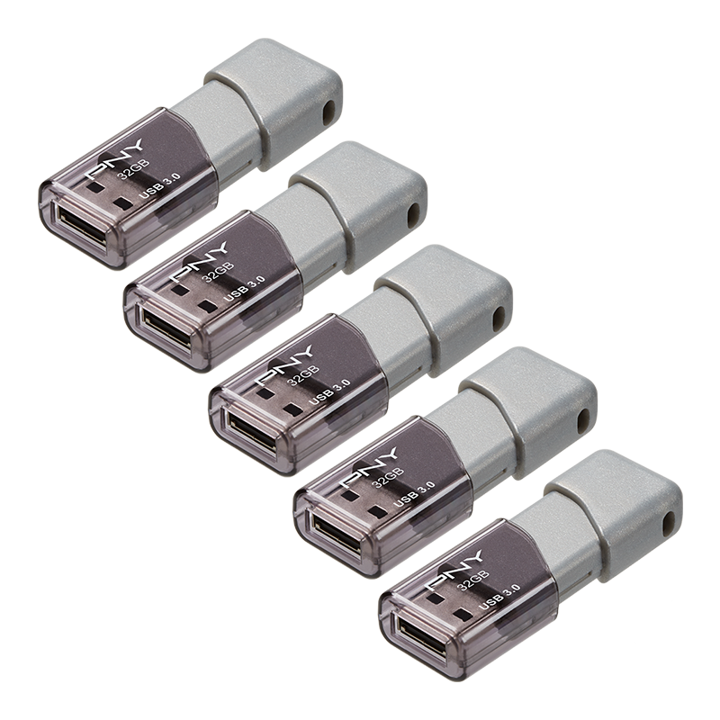 PNY Turbo Attaché 3 32GB five-pack